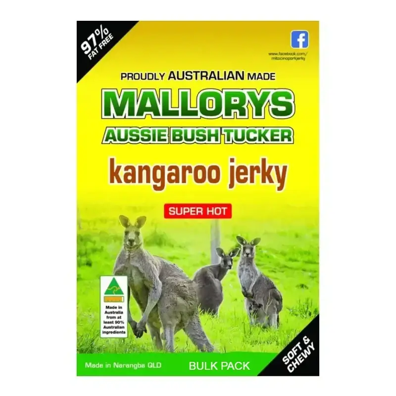 Bulk Pack Super Hot Kangaroo Jerky