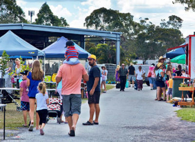 Mallorys Tocino Jerky stallholders at the Caboolture Markets